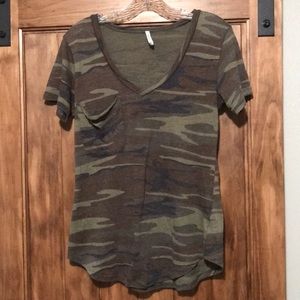 Camo Z Supply Pocket Tee